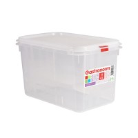 1-4 Gastronorm Polypropylene Container with Colour Coded Clips